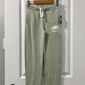 2 pairs of Roots Sweatpants Girls Size 8